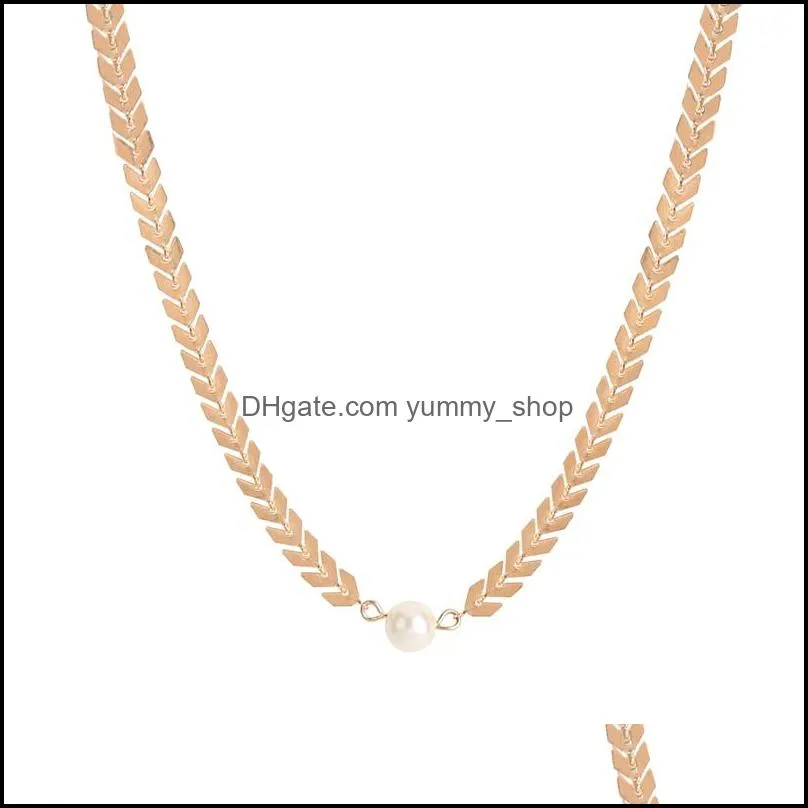 pearl necklace crystal simulation white pearl multilayer ladies wedding bridesmaid necklace temperament three styles 12pcs