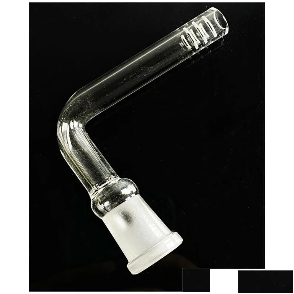 Other Smoking Accessories Glass Bong Hookah Downstem Pipes 90 Degree 14Mm For Beaker Smoking Water Drop Delivery Home Garden Househo