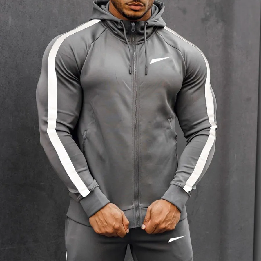 Mens Fashion Tracksuits Casual Hoodie Sweatsuits Men`s Sport Style Tracksuit Classic Print Jogging Gym Sweatpants Set Men Sweatsuit 23SS