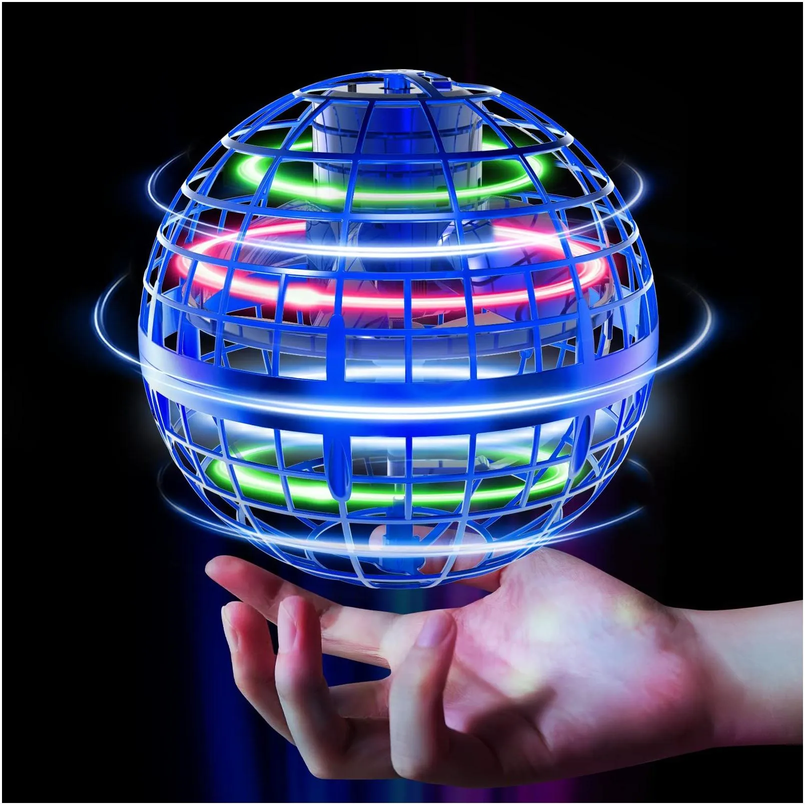 Magic Balls Flying Ball Toys Hover Orb 2022 Controller Mini Drone Rgb Lights Spinner 360 Rotating Spinning Ufo Safe For Kids Adtsblu