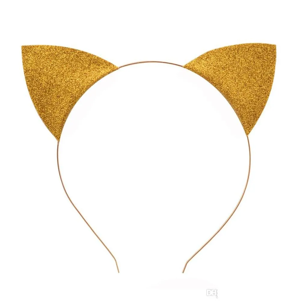 new fashion girl baby cat ears headband baby kids cat hair band headwear children hair accessories