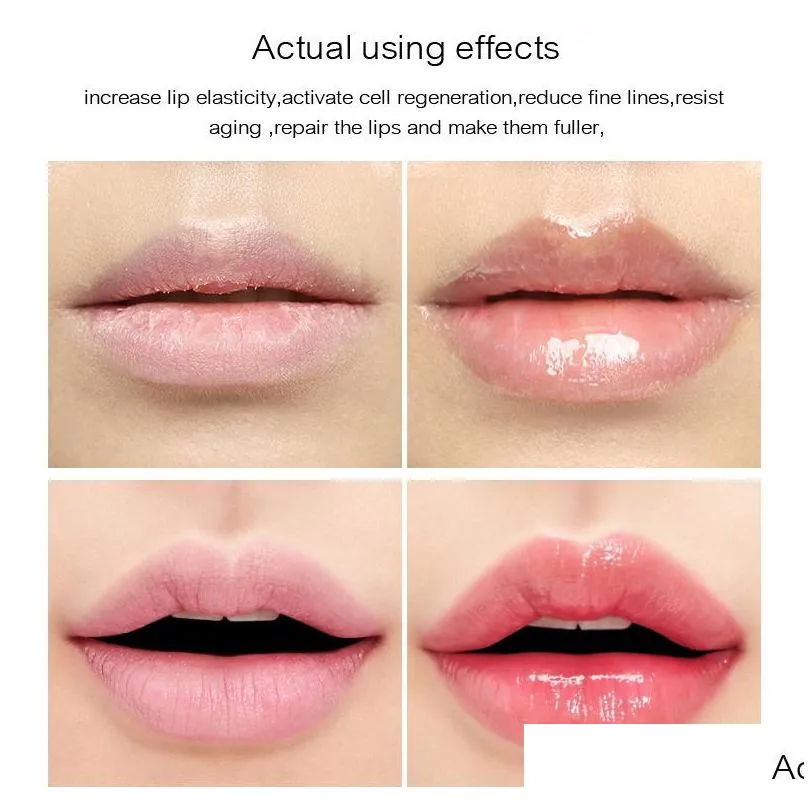 instant volumising lip plumper moisturizing repairing reduce lips fine lines brighten lip color collagen lip plumper oil