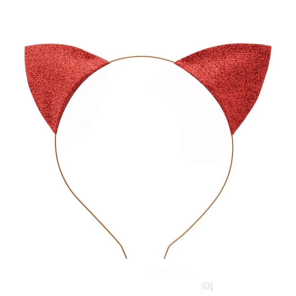 new fashion girl baby cat ears headband baby kids cat hair band headwear children hair accessories