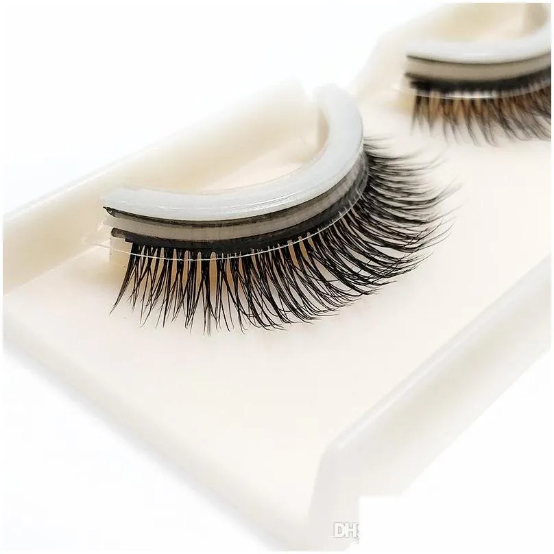 5d selfadhesive false eyelashes thick long eye lashes full strip handmade fluffy multilayer makeup extension tool