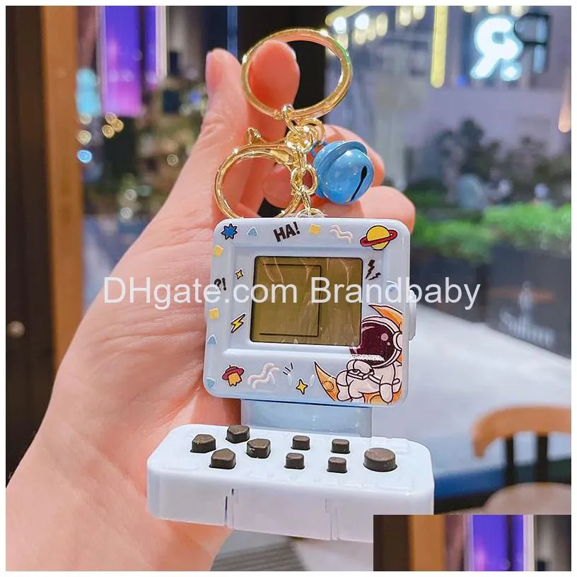 cute games charms jewelry keychain student backpack key ring accessories hanger