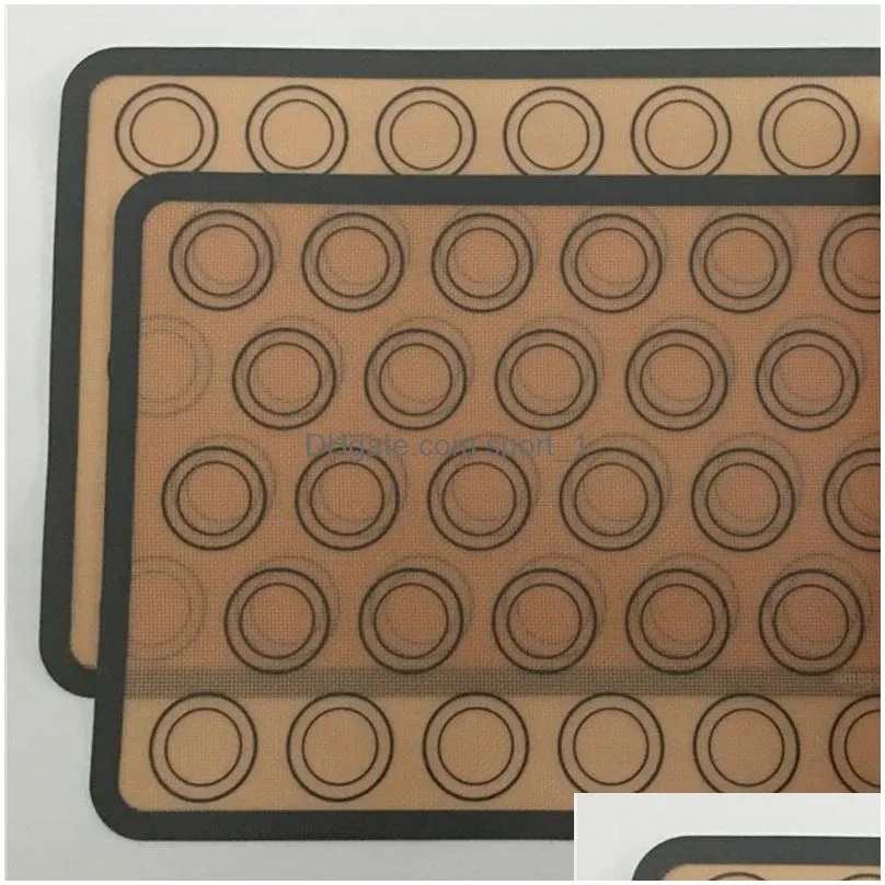 silicone baking mats baking liner silicone oven mat heat insulation pad bakeware table mat baking pastry tools dh0659