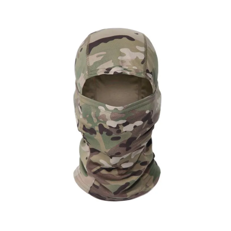 Bandanas Outdoor Balaclava Dust Sun Protection Mask Camo Riding Fishing Full Face Breathable Neck Cover Tactical Equipment