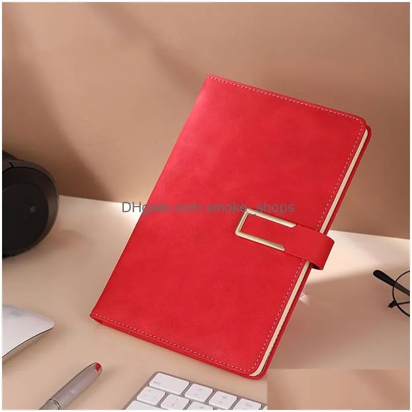 creative diary a5 thickened notepad dusiness notebook b5 buckle notebook journal travel diary book stationery customized vtky2268