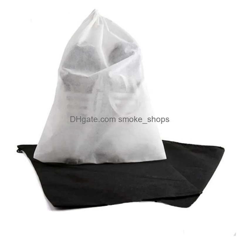 wholesale promotion nonwoven drawstring dustproof storage shoe bag outdoor portable lightweight travel dustproof shoes tote bag