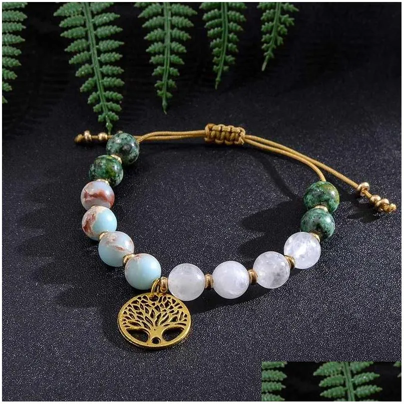 pendant necklaces 8mm white jade african turquoise emperor jasper beads knotted japamala necklace meditation yoga jewelry set 108 mala
