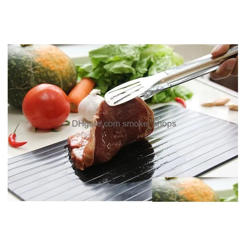 chopping board quick thawing food fast frozen meat chopping board tool kitchen defrosting tray without electricity microwave dh0485