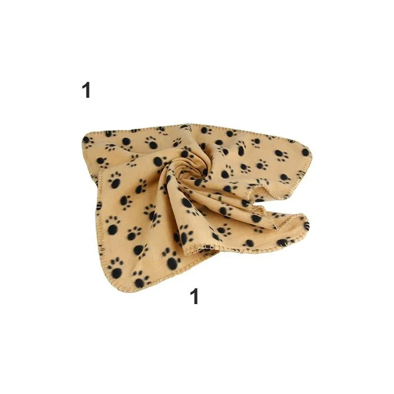 pet dog blanket dog claw printed blankets throws pet cat sleeping mat pets bath towel warm winter pet supplies