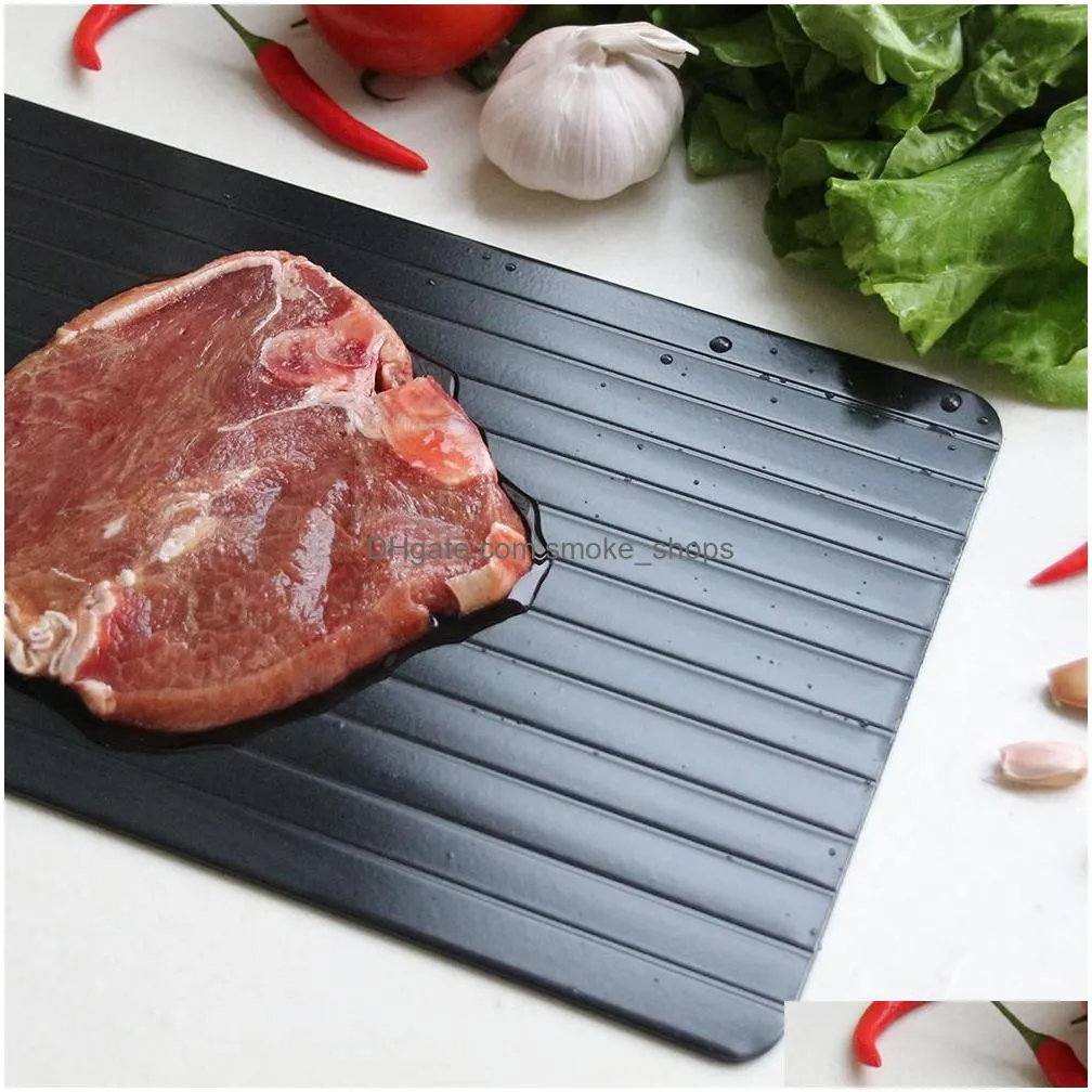 chopping board quick thawing food fast frozen meat chopping board tool kitchen defrosting tray without electricity microwave dh0485