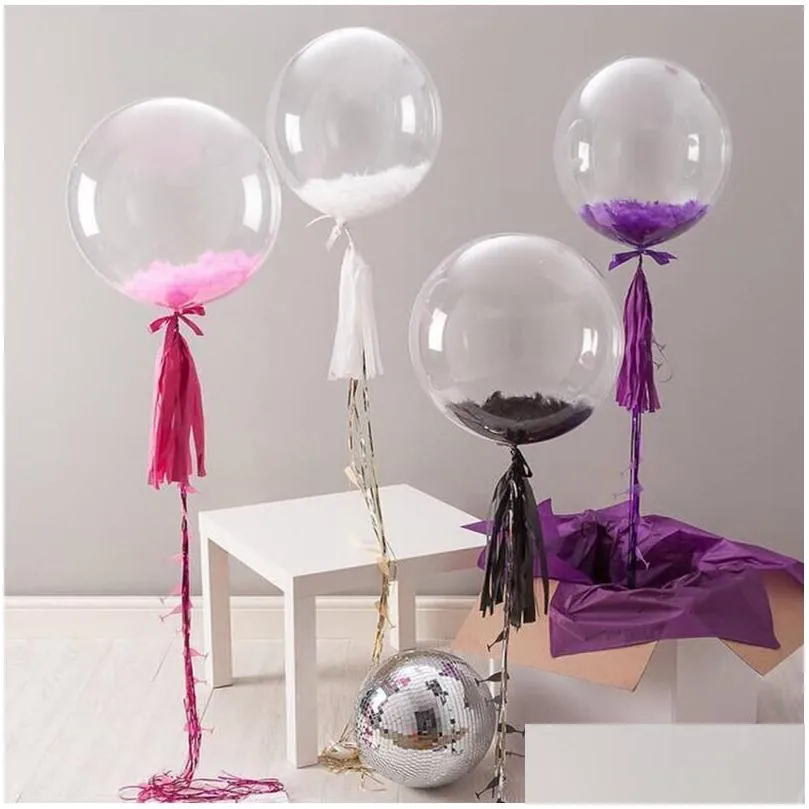 party decoration balloon transparent bobo bubble balloon clear inflatable air helium globos wedding party birthday decoration baby shower