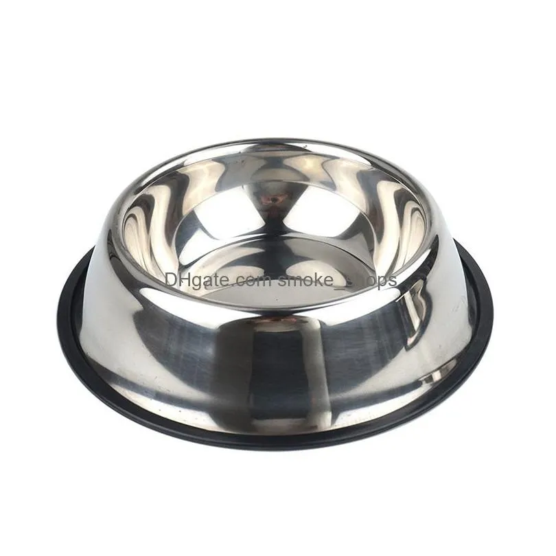 stainless steel dog cat bowl nonslip pet feeder pet bowl pets supplies cat food bowl pet dog accessories vtky2332