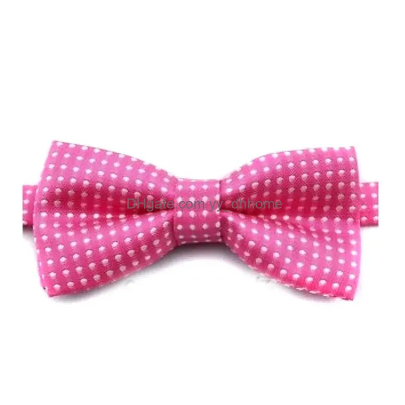 10x5cm adjustable print bowknots bow ties for kids children boy party club decor pet dog fashion accessories