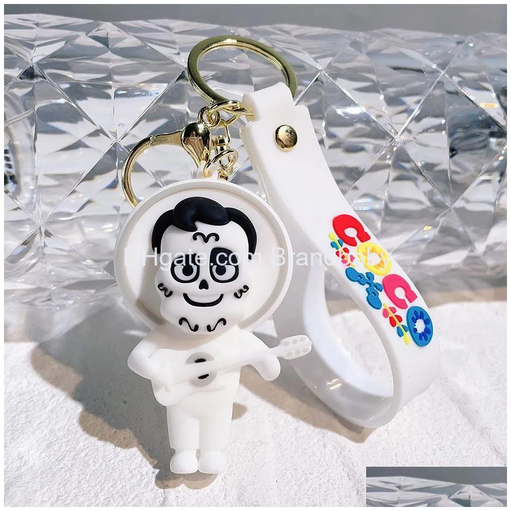 cartoon cute animation character jewelry keychain backpack car fashion key ring accessories traveling dream