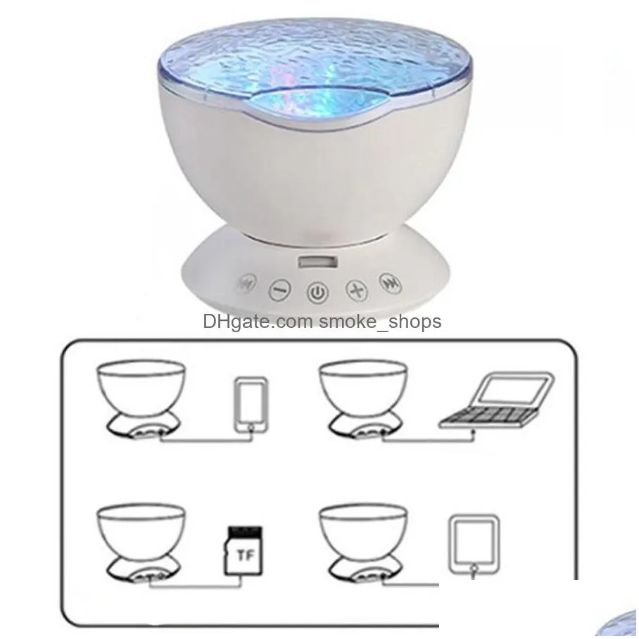 projector ocean wave starry sky led night light remote control wave projection lamp star projector lamp usb lamp night light dh1066