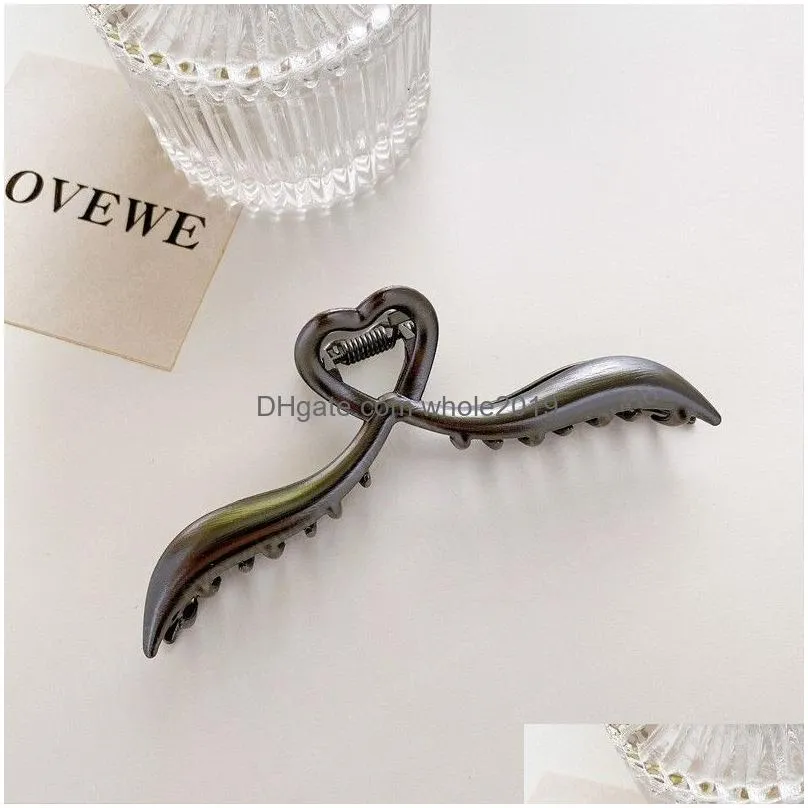 vintage heart clamps metal clips hairpins headband barrette headwear for women girls hair accessories