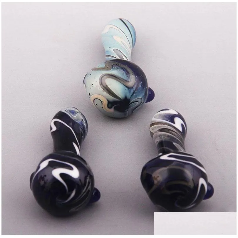  mini style hand spoon pipes 30g glass dry pipe for smoking glass pipes glass bong 