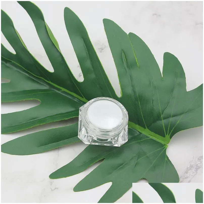 5g 10g 15g empty cosmetic bottle sample skin care cream jar pot diamond shape cosmetics packing container