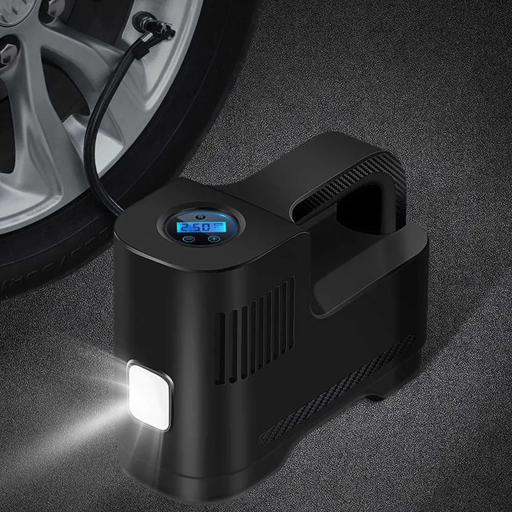 New 150 PSI Car Air Compressor DC 12V Digital Tire Inflator Air Pump Portable Auto Air Pump for Car Motorcycle LED Light Tire Pump