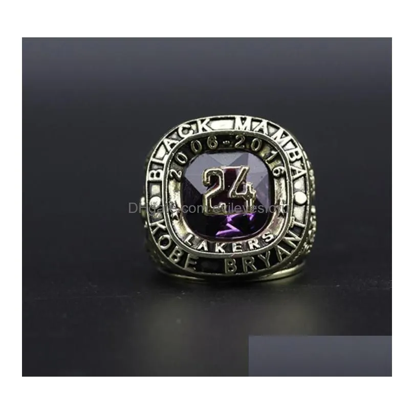 8 24 bryant basketball national team champions championship ring with wooden box souvenir men fan gift 2023 wholesale