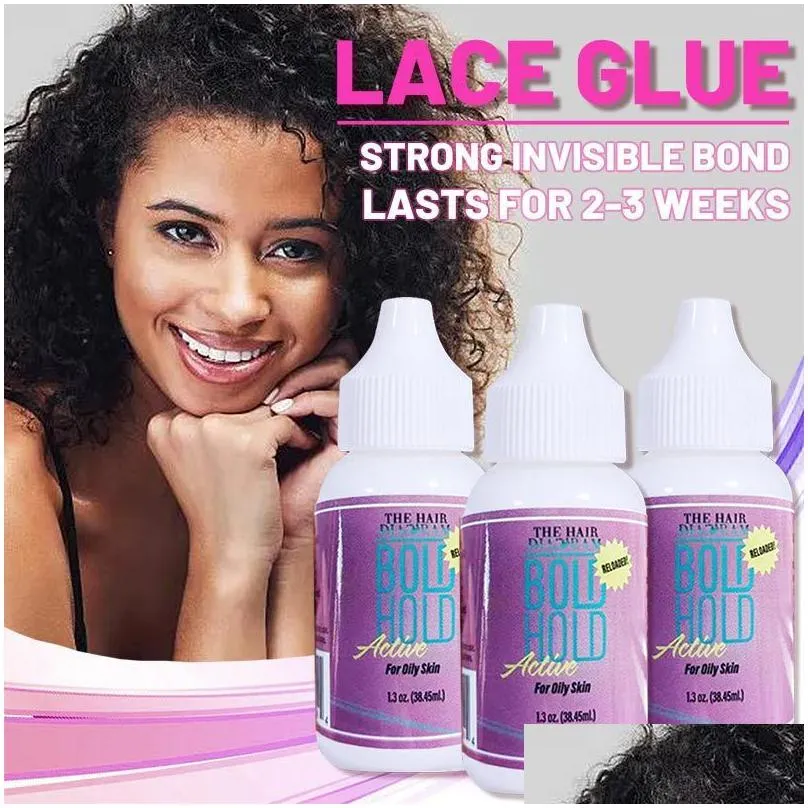 adhesive bond glue stay long strong waterproof resistance private lace front wig glue hair toupee tape glues
