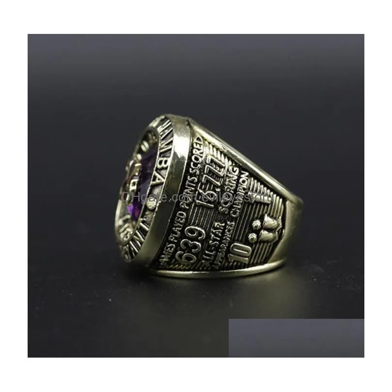 2pcs 8 24 bryant basketball team champions championship ring with wooden box sport souvenir men fan gift 2023 wholesale