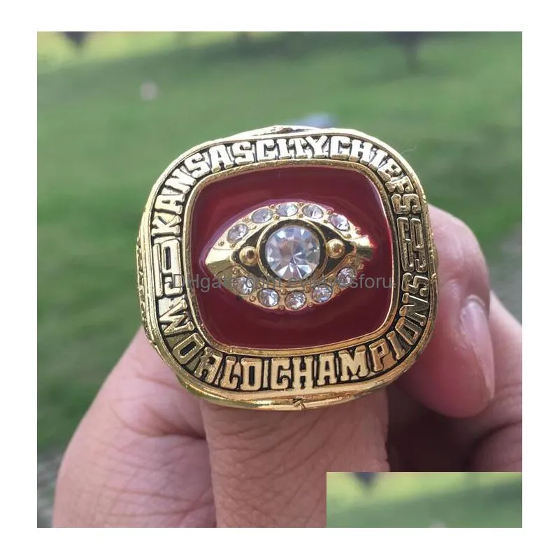 55pcs 1966 to 2020 american football team champions championship ring set with wooden display box trophy souvenir men fan souvenir gift wholesale