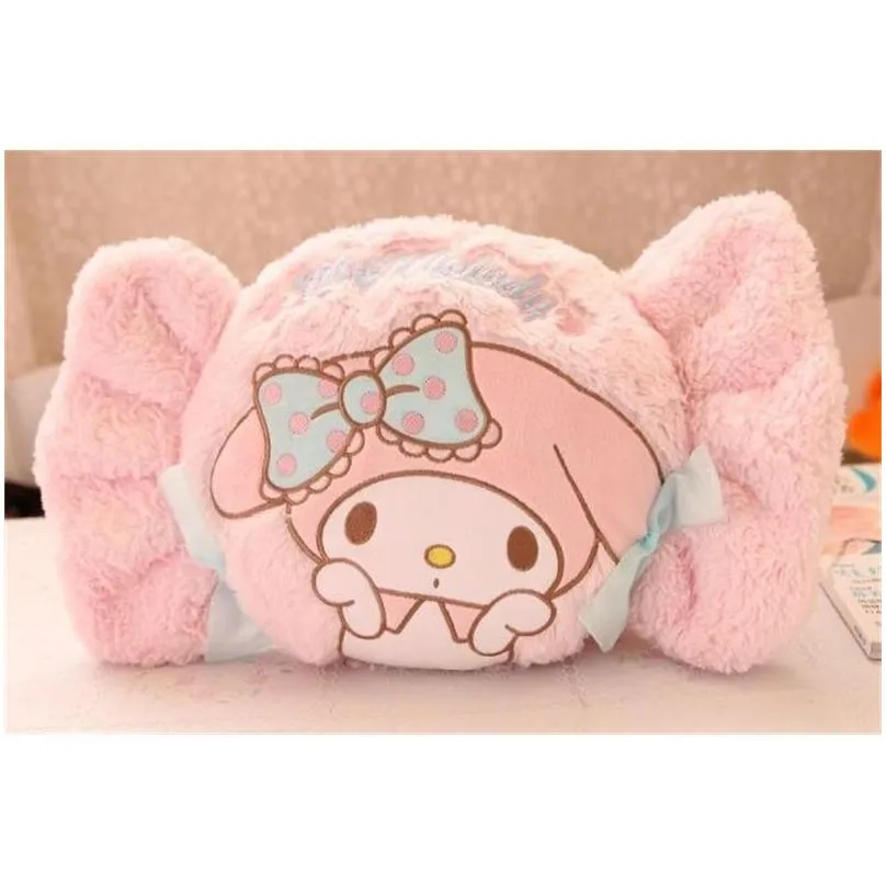 kawaii cartoon pillow my melody candy little twin star shape plush soft back cushion creative sofa bed decoration stuffed dolls