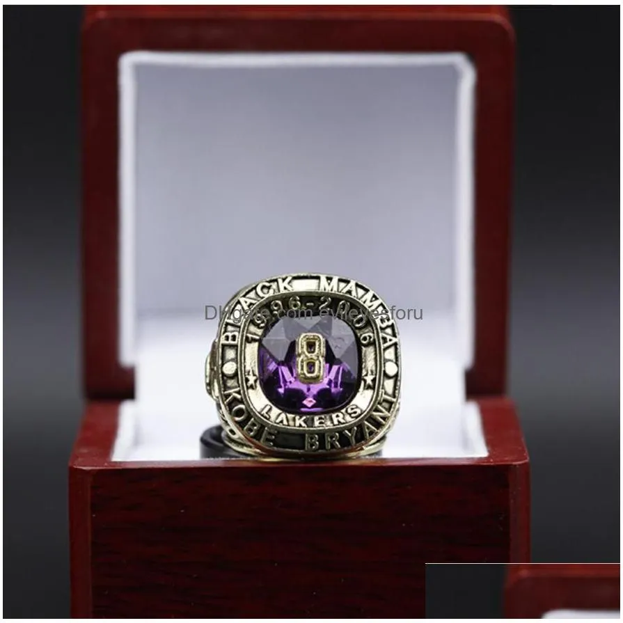 8 24 bryant basketball national team champions championship ring with wooden box souvenir men fan gift 2023 wholesale