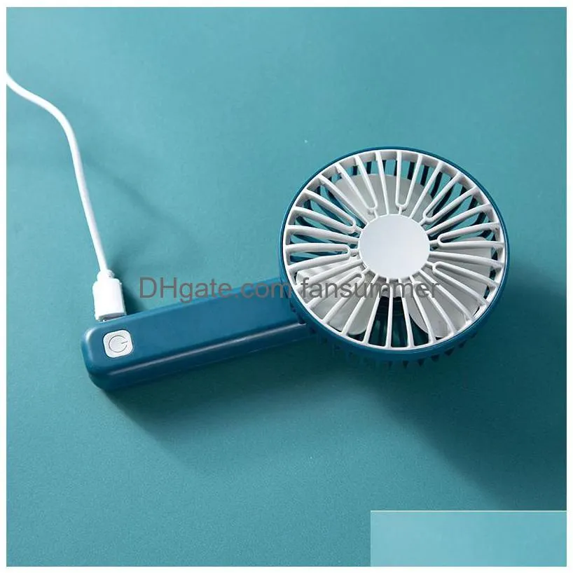 pocket mini handheld fan usb rechargeable fans portable folding table desk fan women home office outdoor low noise cooling fan for summer