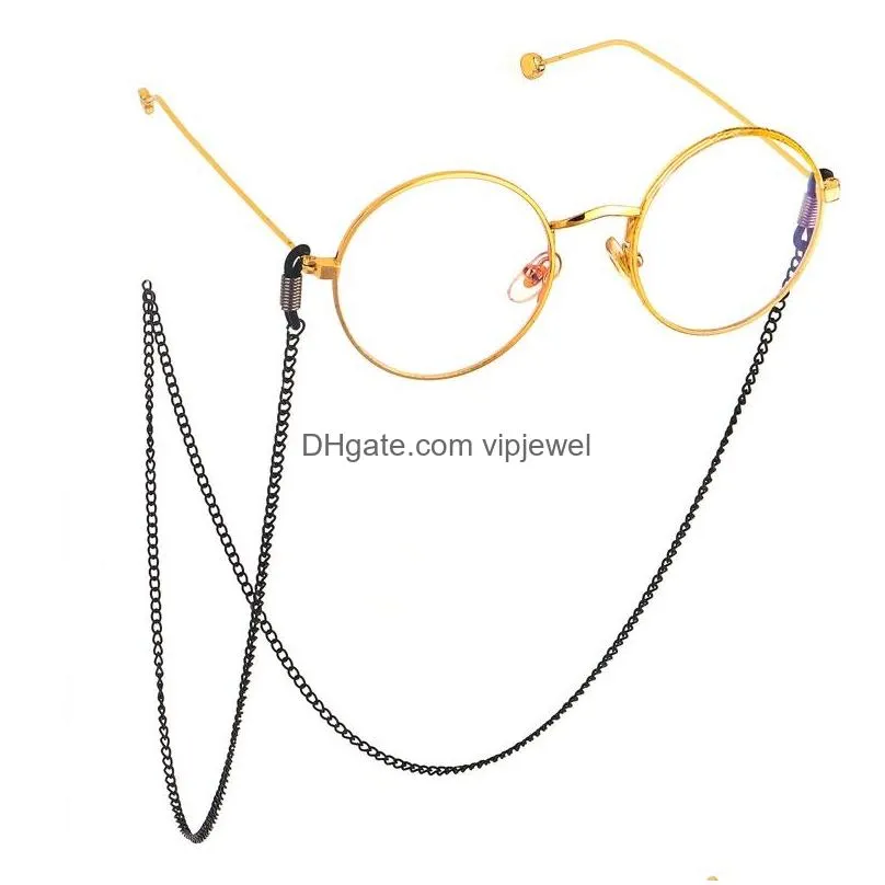 simple sunglasses link chain for women fashion glasses neck cords eyeglass lanyard hold straps gold eyewear retainer