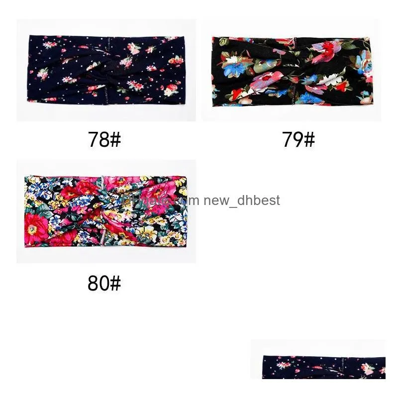 80 styles cross headbands vintage elastic head wrap stretchy hairband twisted cotton stylish hairbands hair accessories