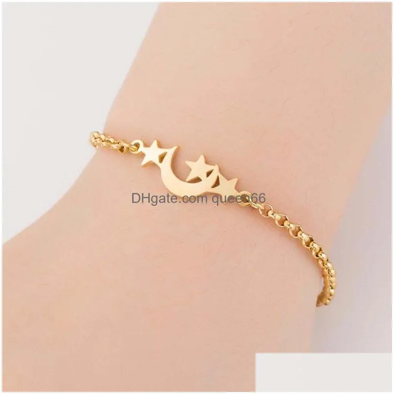 2020 new animal bracelets gold chain jewelry butterfly cross elephent heart charm bracelet for women valentines day gift