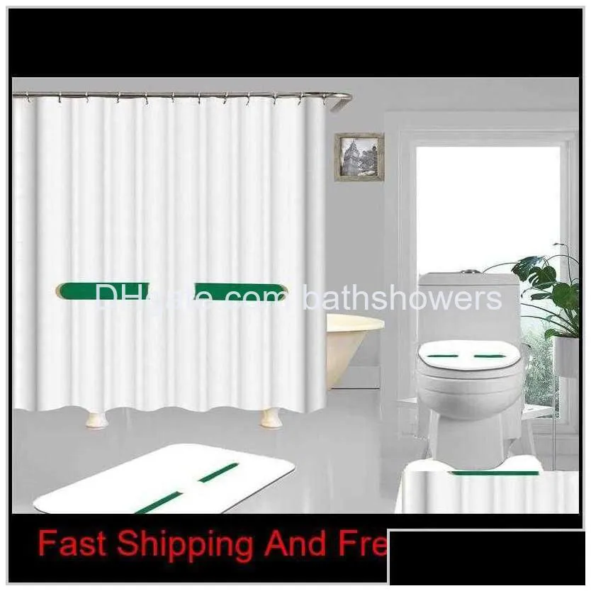 style shower 69 curtains sets hipster highgrade fourpiece suit bathroom antipeeping nonslip deodorant b qyljri bdenet