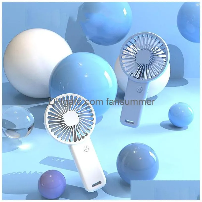 handheld mini fan portable pocket hand held fans usb gadgets rechargeable 3 speed personal desk fan for student home office summer