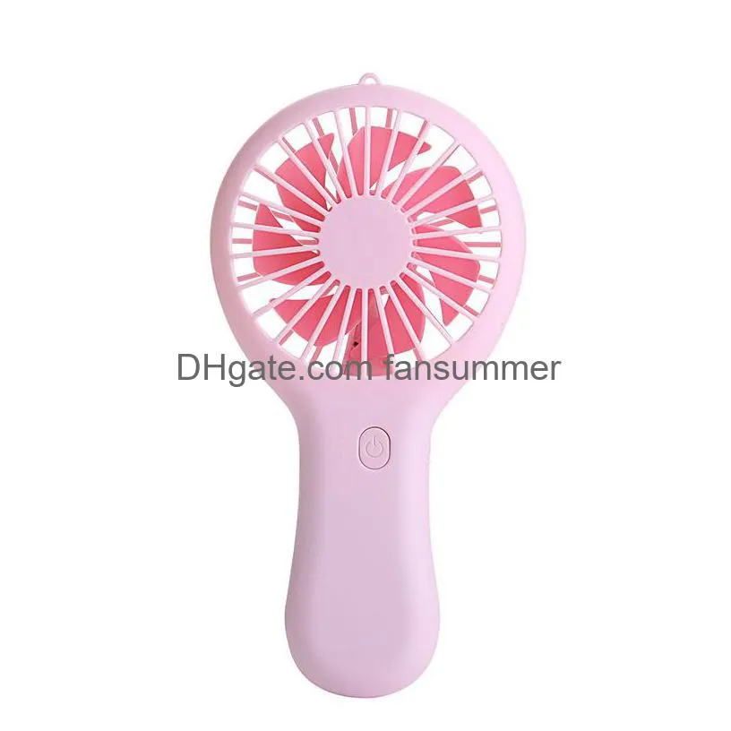 portable rechargeable fan usb gadgets charging cool removable handheld mini outdoor fans pocket folding 4 colors