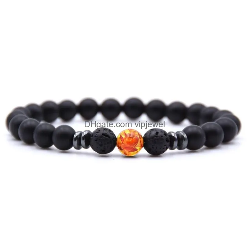 men women 8mm tiger eye energy beads bracelet gift elastic natural stone yoga bracelets bangle 18 styles charm jewelry wholesale