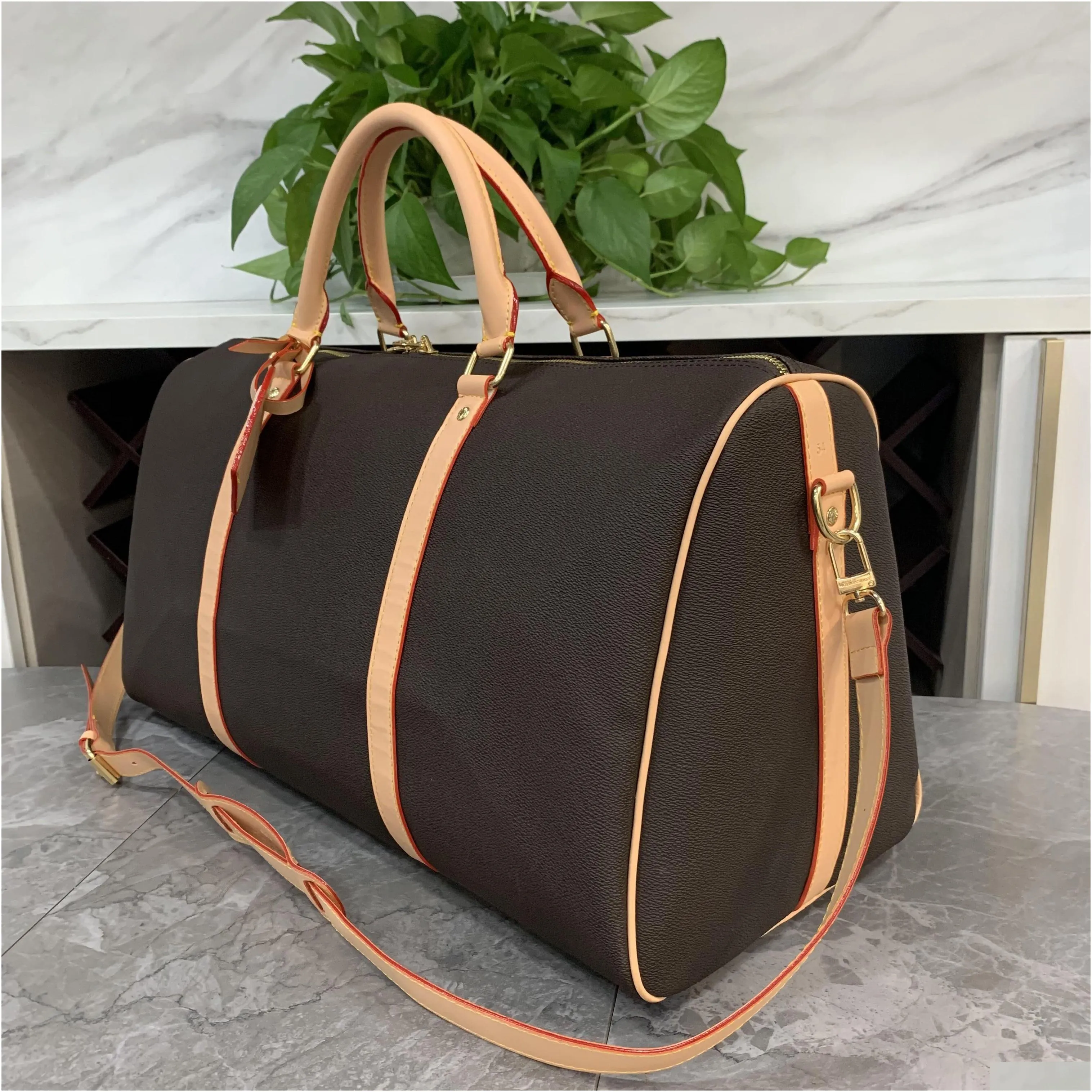 designer men duffle bag pu leather classic women hand luggage travel bags extra large crossbody totes sport outdoor packs unisex handbags