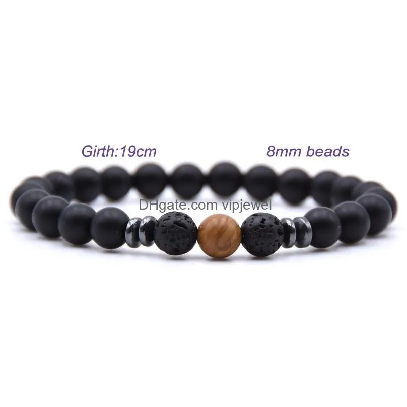 men women 8mm tiger eye energy beads bracelet gift elastic natural stone yoga bracelets bangle 18 styles charm jewelry wholesale