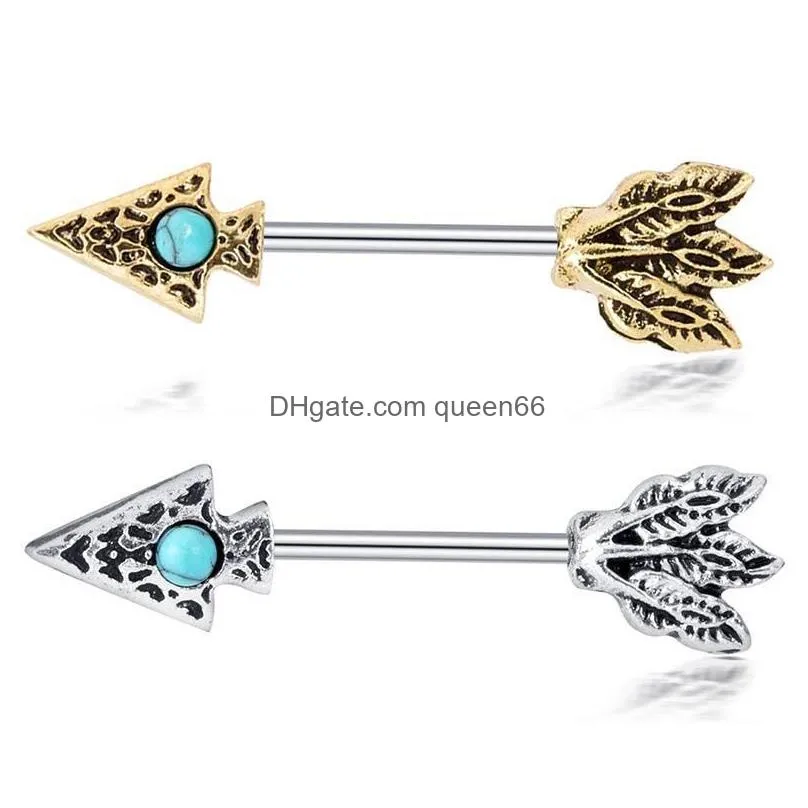 mix 2 colors nipple barbell piercing rings cartilage surgical steel 14g wholesale body jewelry y women men