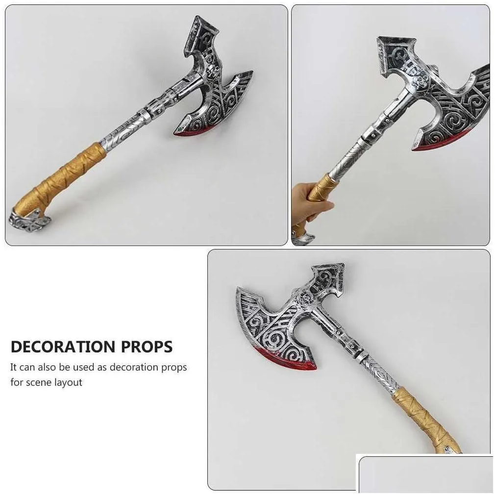 party decoration axe prop kids fake roleplay prop axe props photo cosplay hatchet costumehorrible props knife decor accessory performance toys