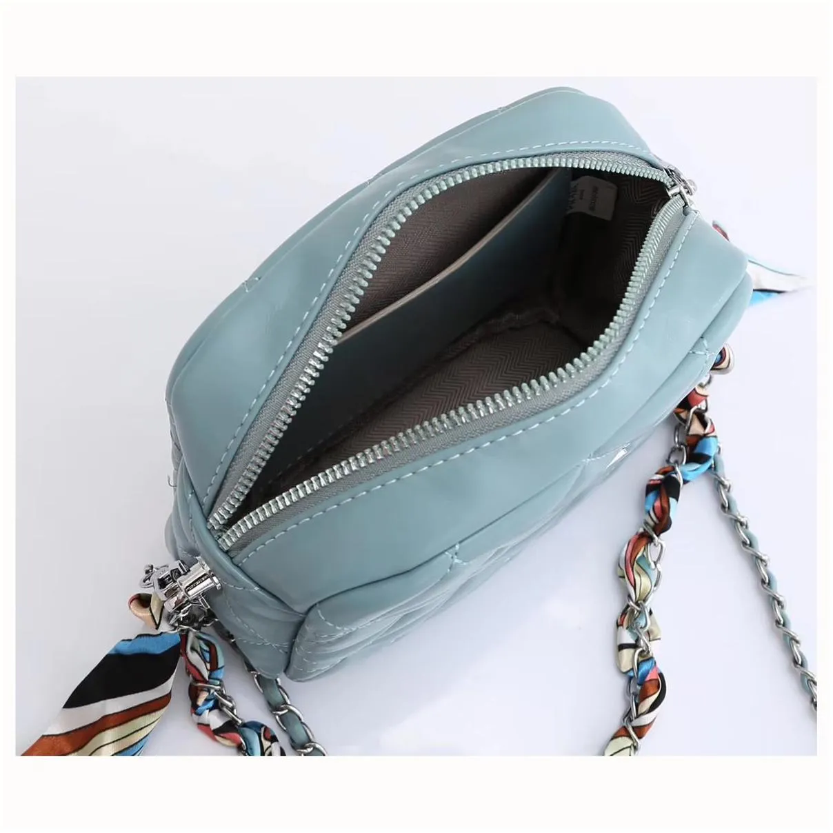 europe designer wallets for men women fashion pure color handbag with chain 5 colors shoulder bags ladies fashion 18715cm