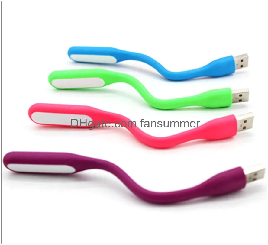 oem usb led lamp led light portable flexible bendable usb light for notebook laptop tablet power bank usb gadgets