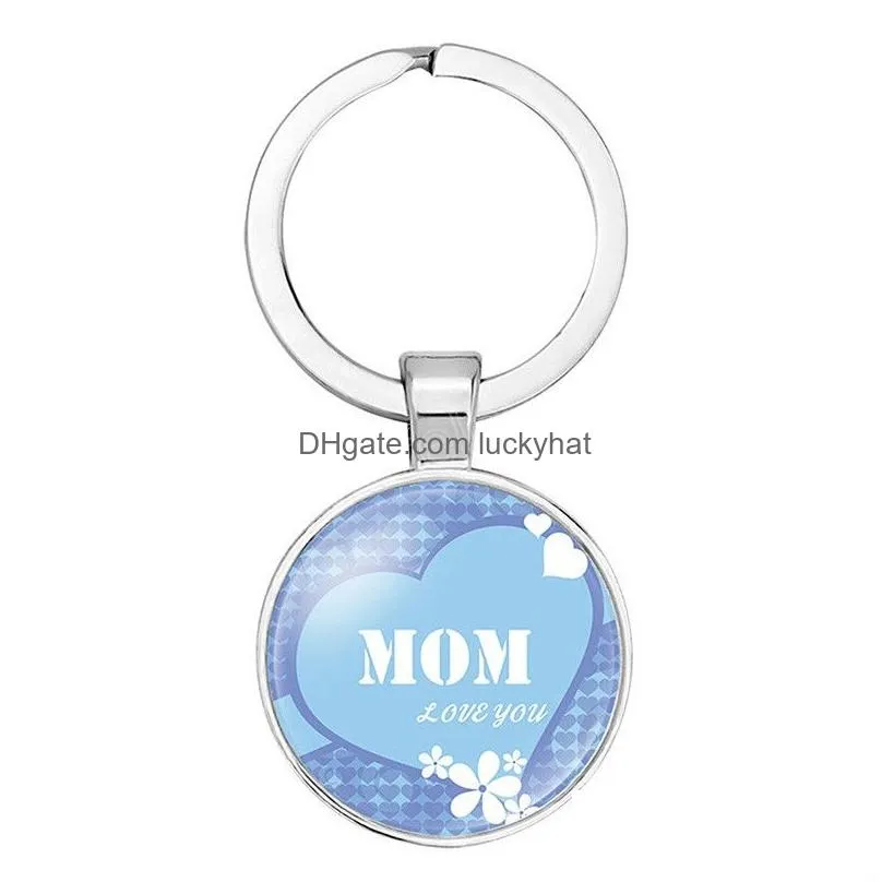 fashion mothers day gift for mother mum mom keyring birthday party gift keychain women purses bag car charms key holder jewelry