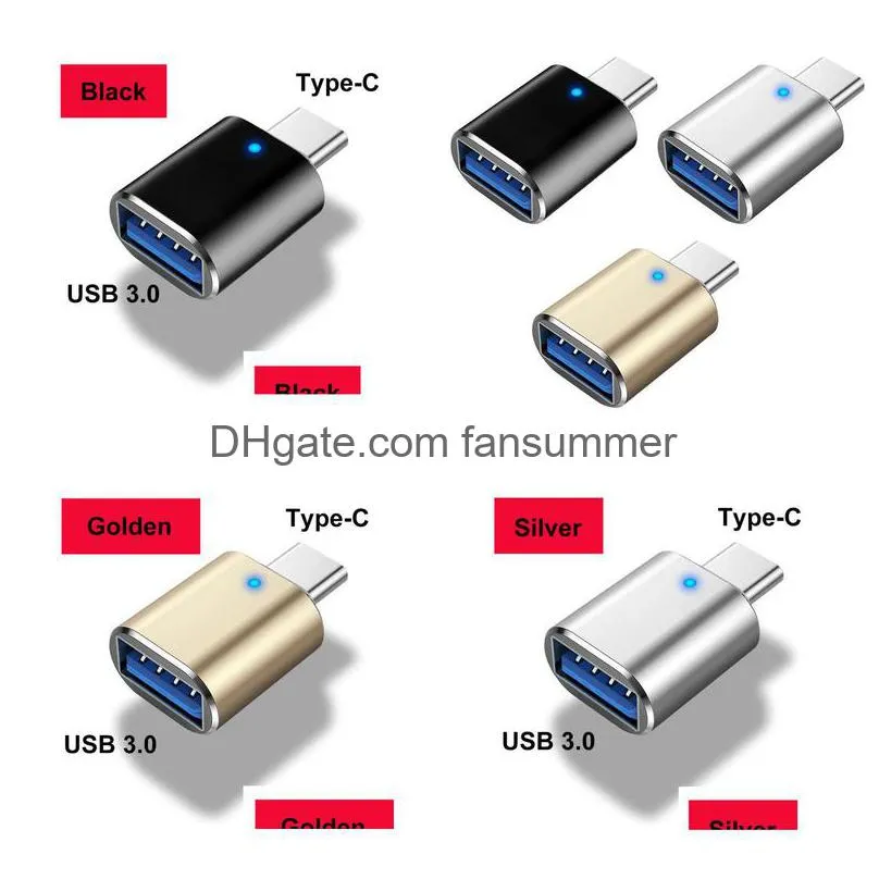 usb 3.0 to type c adapter usb c otg adapter for macbook poco samsung s20 otg connector usb adapter