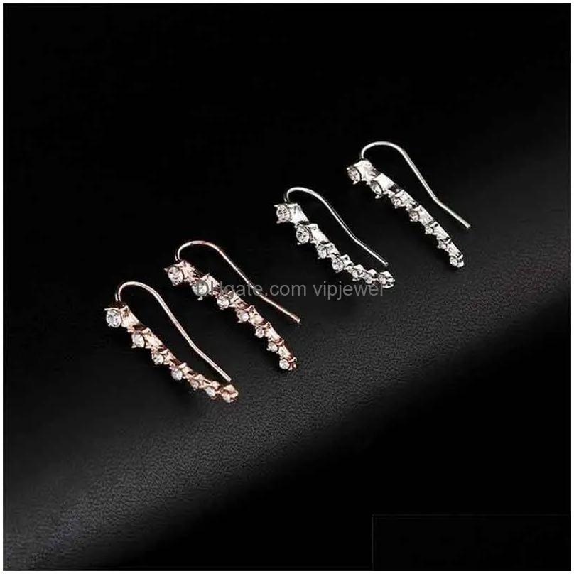 korean version of the highend korean drama with the same rhinestone long bride earrings valentines day birthday bridesmaid earrings