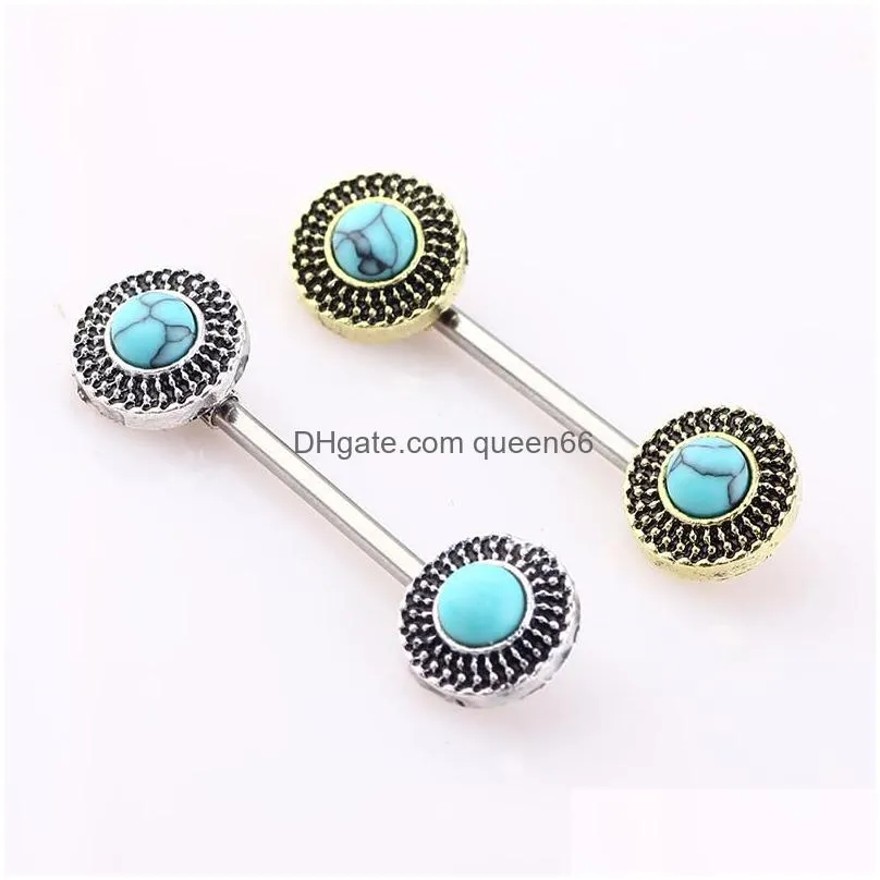mix 2 colors nipple barbell piercing rings cartilage surgical steel 14g wholesale body jewelry y women men
